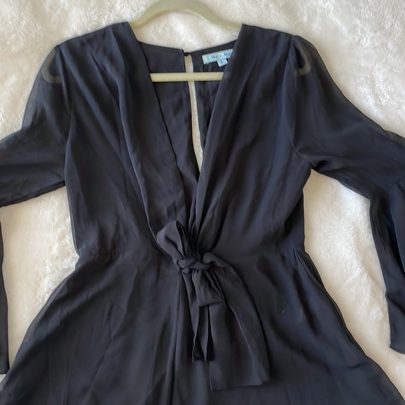 She + Sky black romper size large - Picture 3 of 5